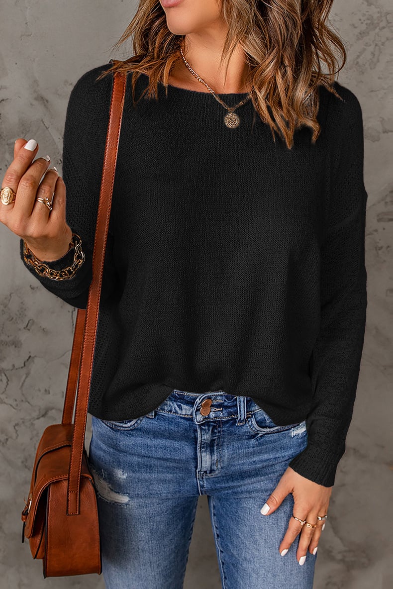 Kvinders Afslappet Sweater Rund Hals 6