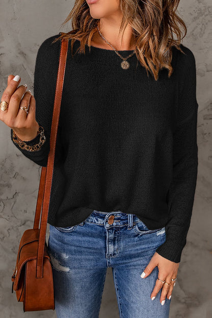 Kvinders Afslappet Sweater Rund Hals 6