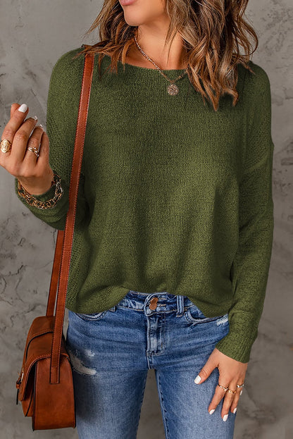 Kvinders Afslappet Sweater Rund Hals 7