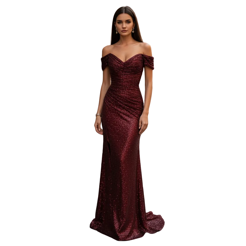 Kvinders Aftenkjole Off Shoulder 0