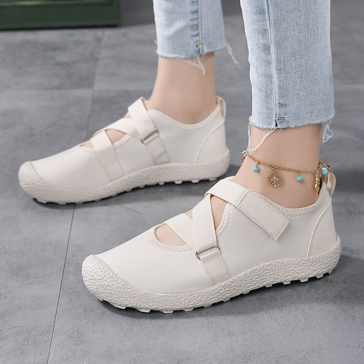 Kvinders Aqua Sko Justerbar Velcro 1