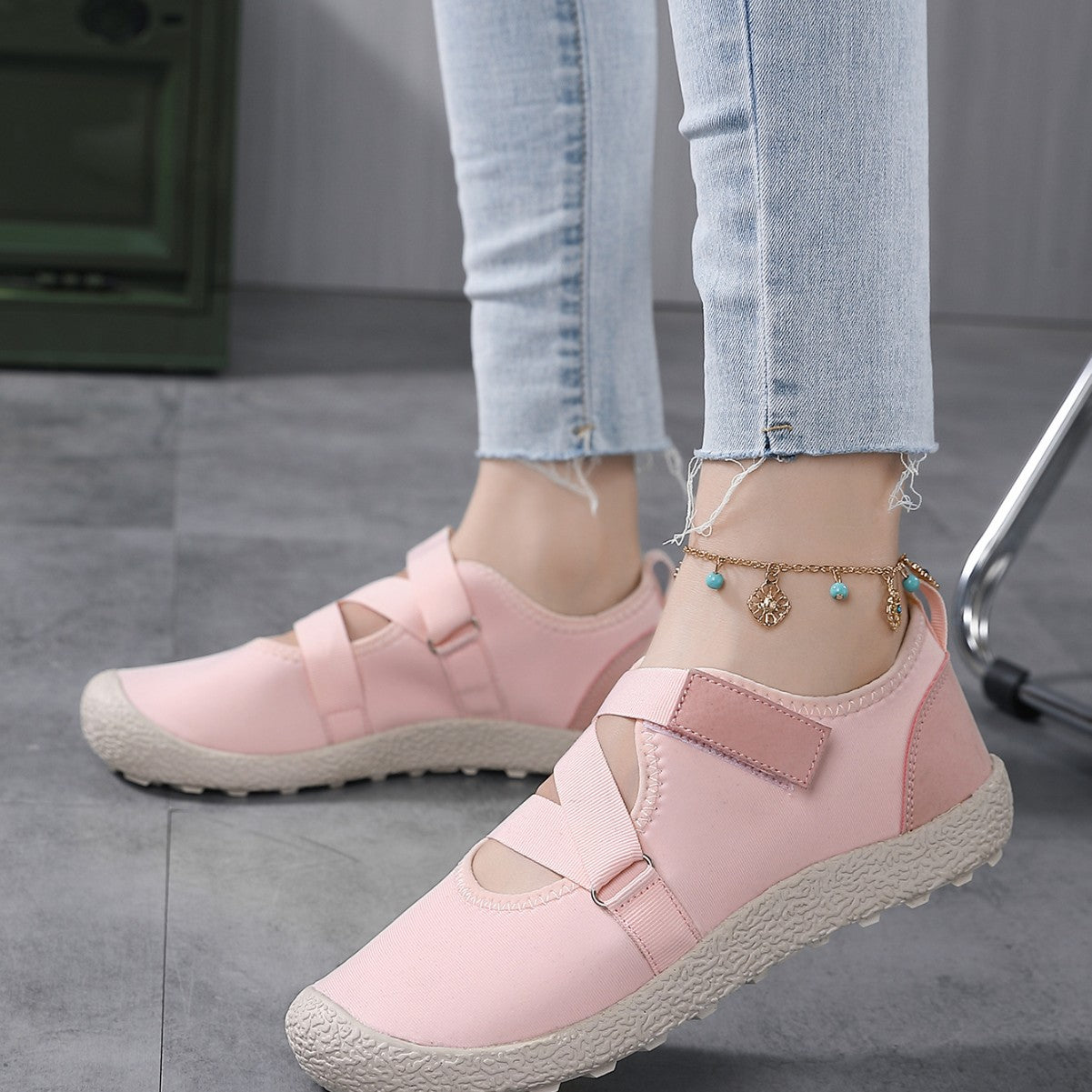 Kvinders Aqua Sko Justerbar Velcro 3