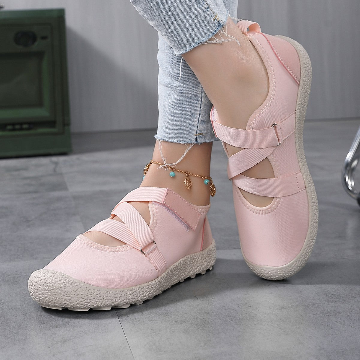 Kvinders Aqua Sko Justerbar Velcro 4