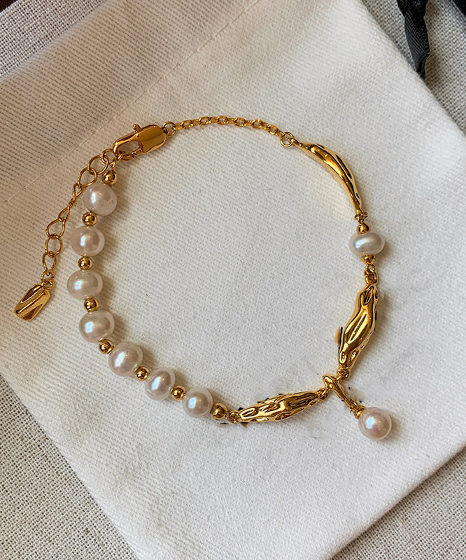 Kvinders Armbånd med Perle Charm og Metal Detaljer 1