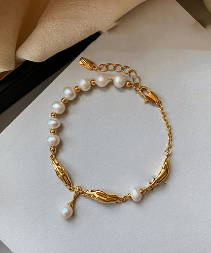 Kvinders Armbånd med Perle Charm og Metal Detaljer 2