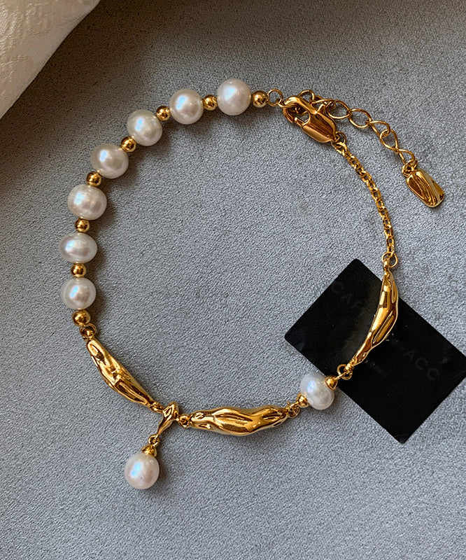 Kvinders Armbånd med Perle Charm og Metal Detaljer 3