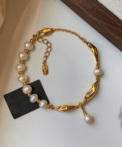Kvinders Armbånd med Perle Charm og Metal Detaljer 4
