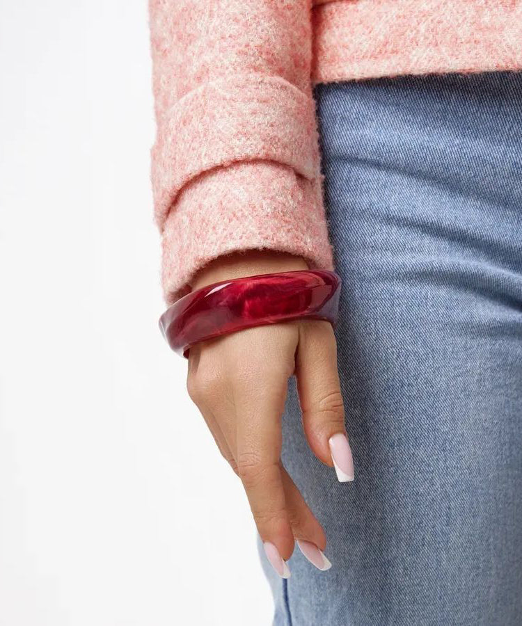 Kvinders Armring Asymmetrisk Firkantet Design 1