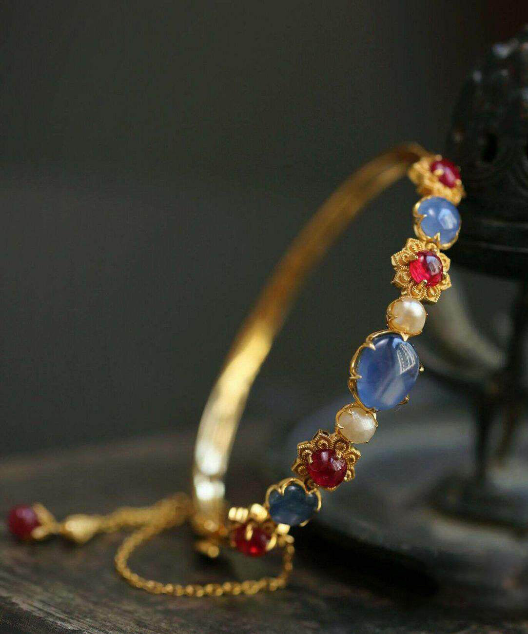 Kvinders Armring med Perle og Krystal Detaljer 0