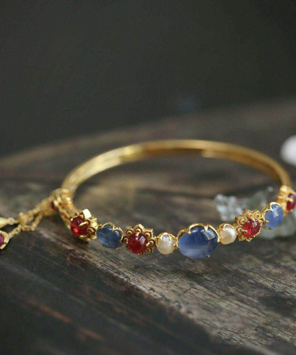 Kvinders Armring med Perle og Krystal Detaljer 2