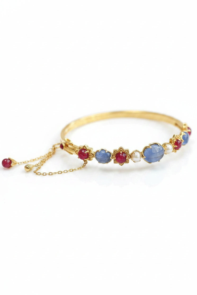 Kvinders Armring med Perle og Krystal Detaljer 4
