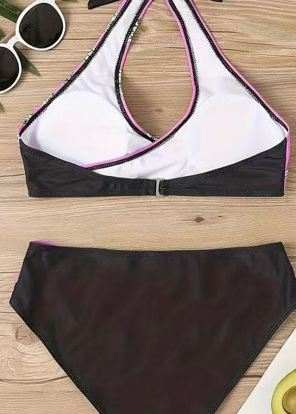 Kvinders Badetøjssæt Patchwork Stil 3
