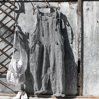 Kvinders Baggy Jumpsuit Løs Pasform Blødt Stof 2