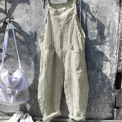 Kvinders Baggy Jumpsuit Løs Pasform Blødt Stof 7