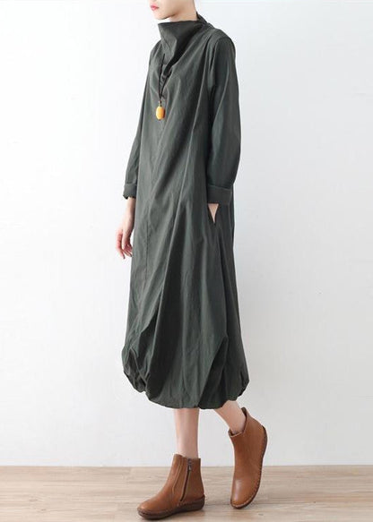 Kvinders Baggy Kaftan Kjole Efterårsstil 2