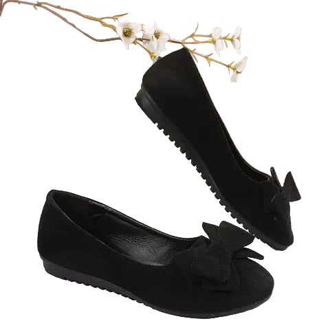 Kvinders Ballet Flats med Sløjfe Accent Komfortabel Stil 0
