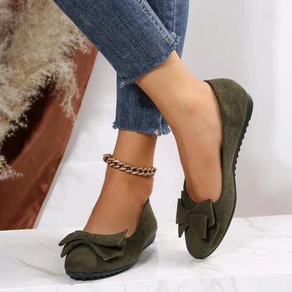Kvinders Ballet Flats med Sløjfe Accent Komfortabel Stil 2