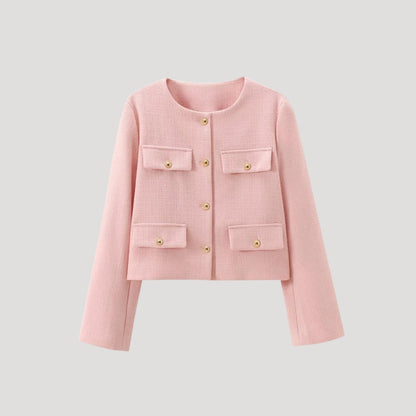 Kvinders Beskåret Cardigan med Knapper 1
