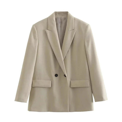 Kvinders Blazer Dobbeltradet 0