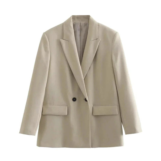 Kvinders Blazer Dobbeltradet 0