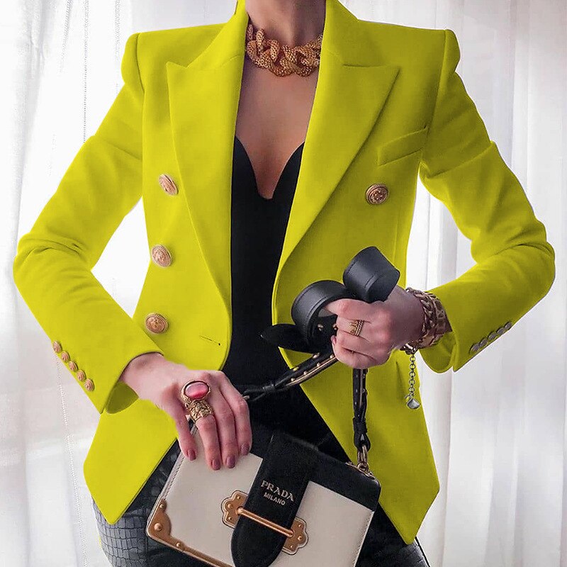 Kvinders Blazer Tidløs Stil 8
