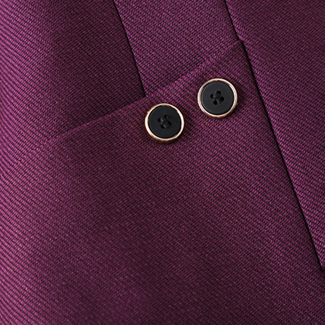 Kvinders Blazer og Bukser Sæt Stilet Design med Høj Talje 8
