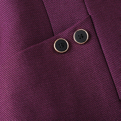 Kvinders Blazer og Bukser Sæt Stilet Design med Høj Talje 8