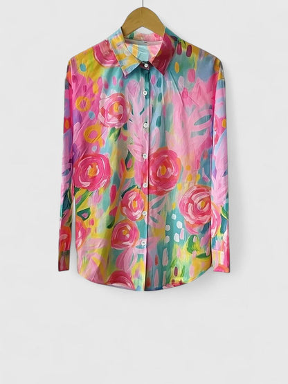Kvinders Bluse med Unikt Print Casual 2