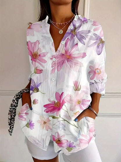 Kvinders Bluse med Unikt Print Casual 3