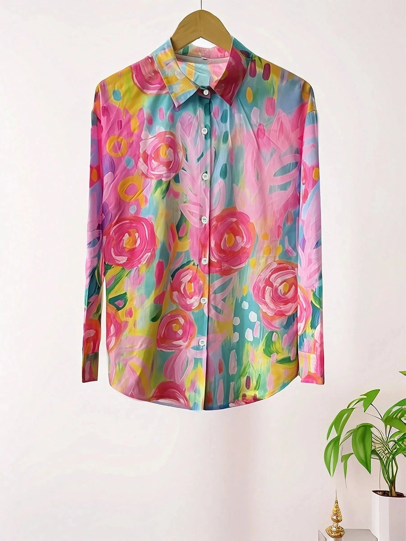 Kvinders Bluse med Unikt Print Casual 6