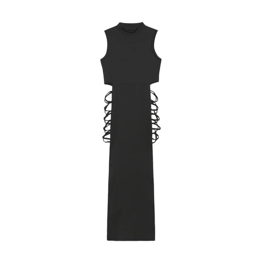 Kvinders Bodycon Kjole med Criss Cross Udsnit 2