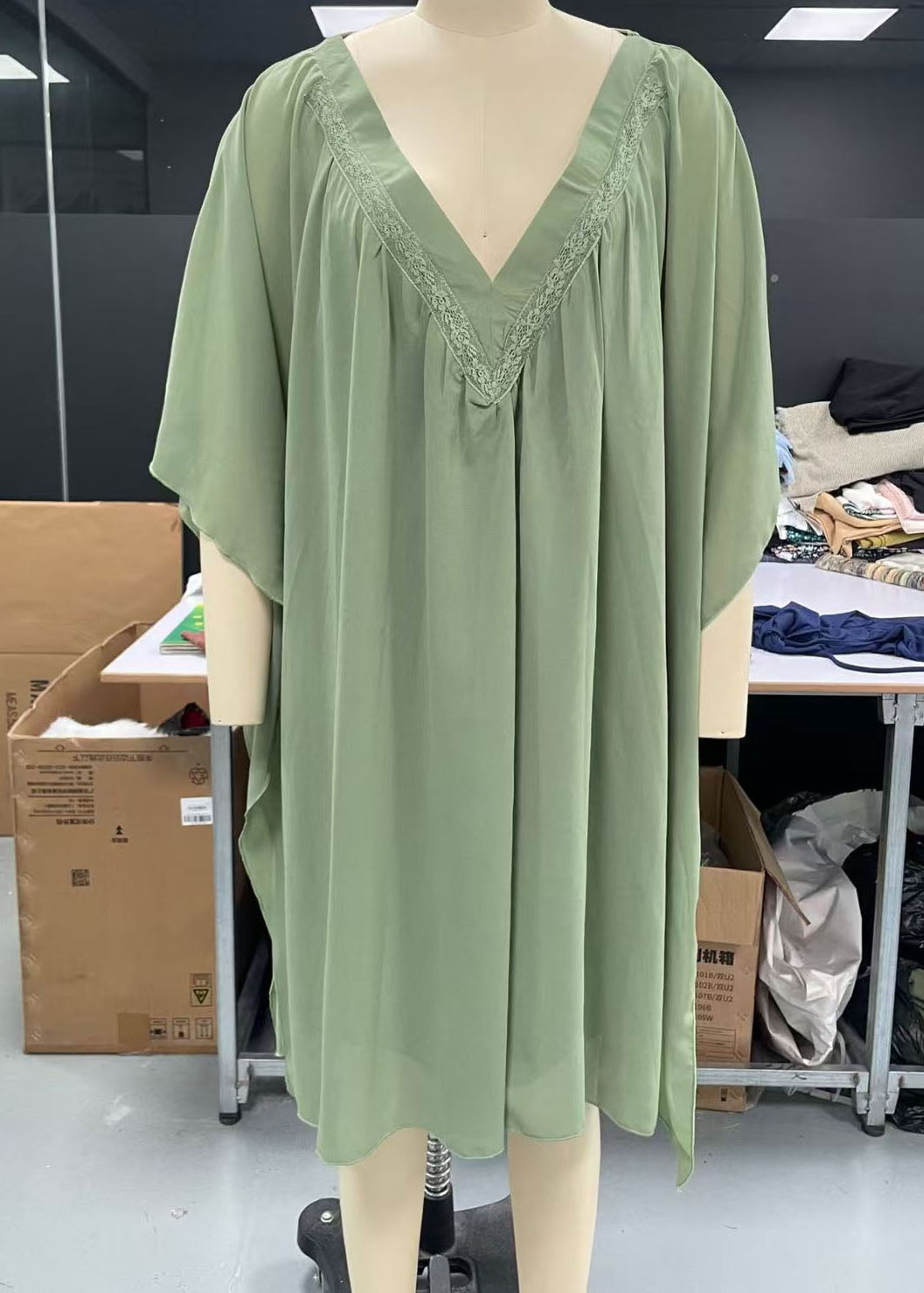Kvinders Boheme Feriekjole Todelt Sæt Oversized 4