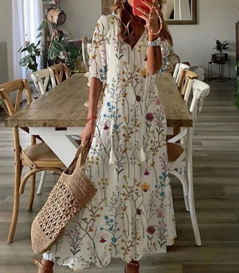 Kvinders Boheme Maxi Kjole 3