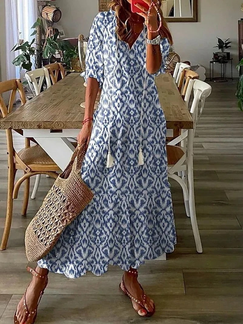 Kvinders Boheme Maxi Kjole 5