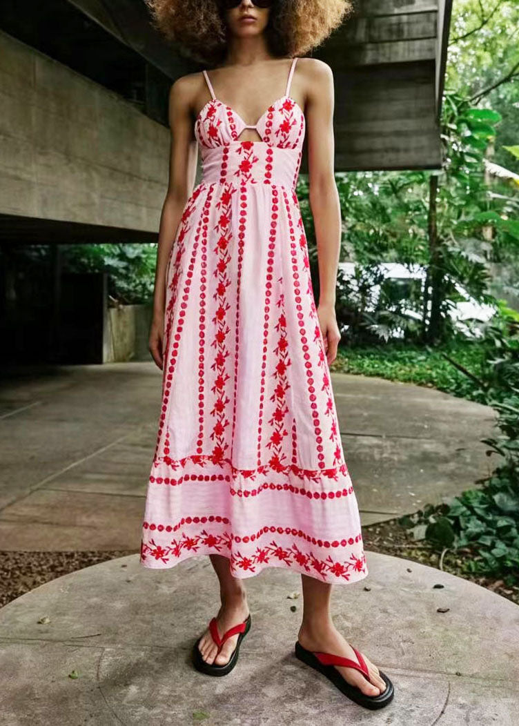 Kvinders Boho Bustier Kjole med Spaghetti Stropper 0