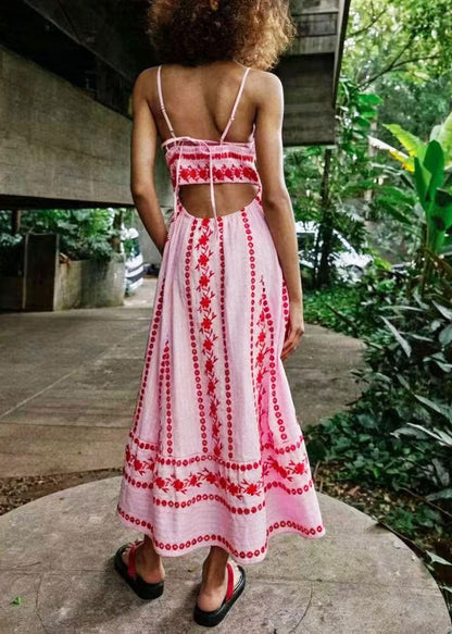 Kvinders Boho Bustier Kjole med Spaghetti Stropper 3