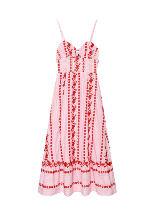 Kvinders Boho Bustier Kjole med Spaghetti Stropper 4
