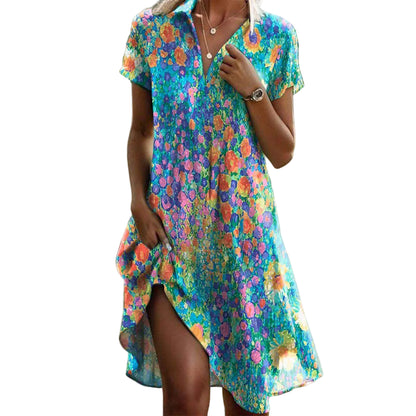 Kvinders Boho Chic Sommerkjole Med Romantiske Detaljer 0