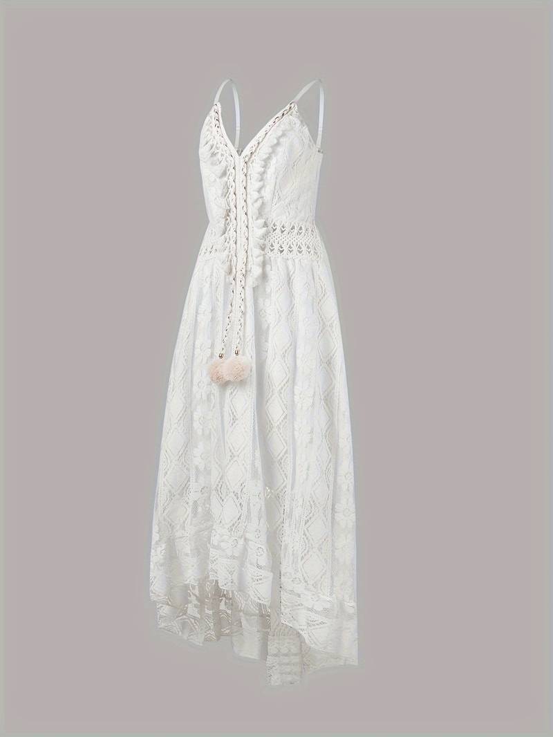 Kvinders Boho Maxi Kjole med Spaghettistropper 3