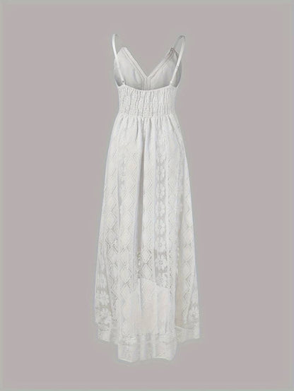 Kvinders Boho Maxi Kjole med Spaghettistropper 4