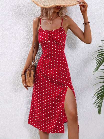 Kvinders Boho Strandkjole med Spaghetti Stropper 4