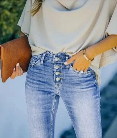 Kvinders Bootcut Jeans Høj Talje 5