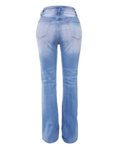 Kvinders Bootcut Jeans Høj Talje 8