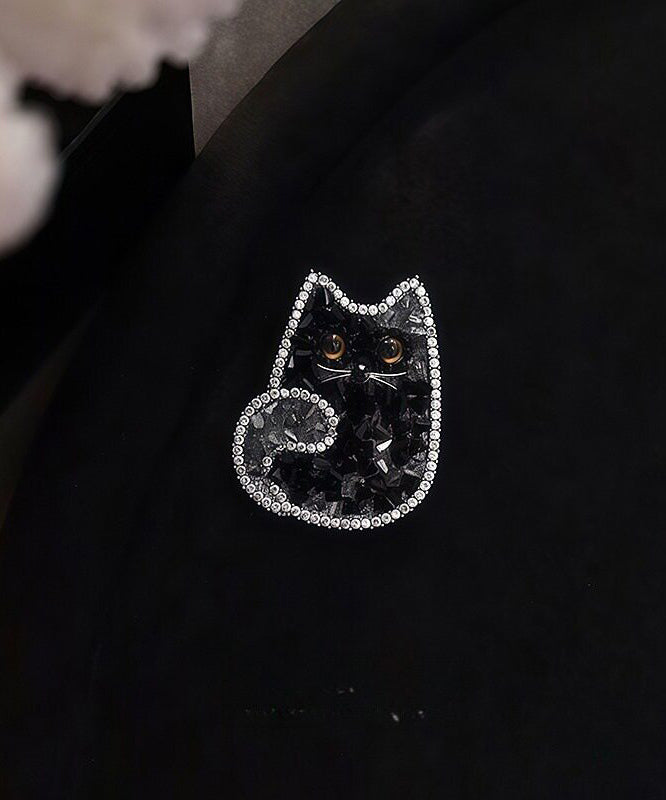 Kvinders Broche Katteformet Design 2