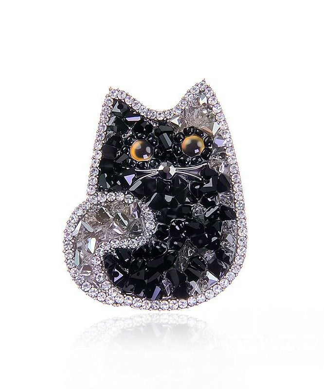 Kvinders Broche Katteformet Design 4
