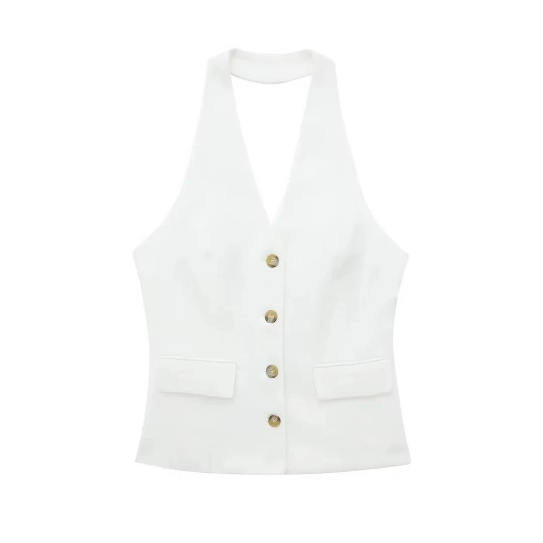 Kvinders Buksedragt Halter Style 12