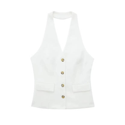 Kvinders Buksedragt Halter Style 12