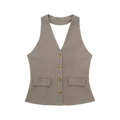 Kvinders Buksedragt Halter Style 14