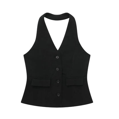 Kvinders Buksedragt Halter Style 15
