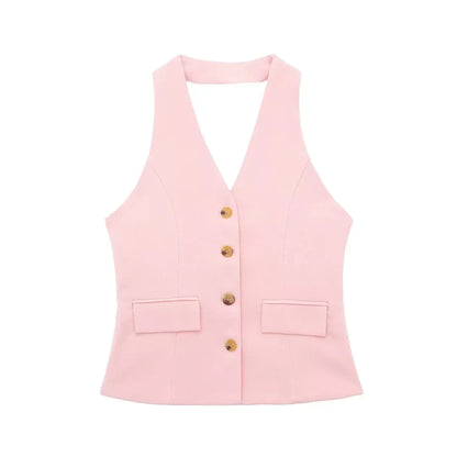 Kvinders Buksedragt Halter Style 16
